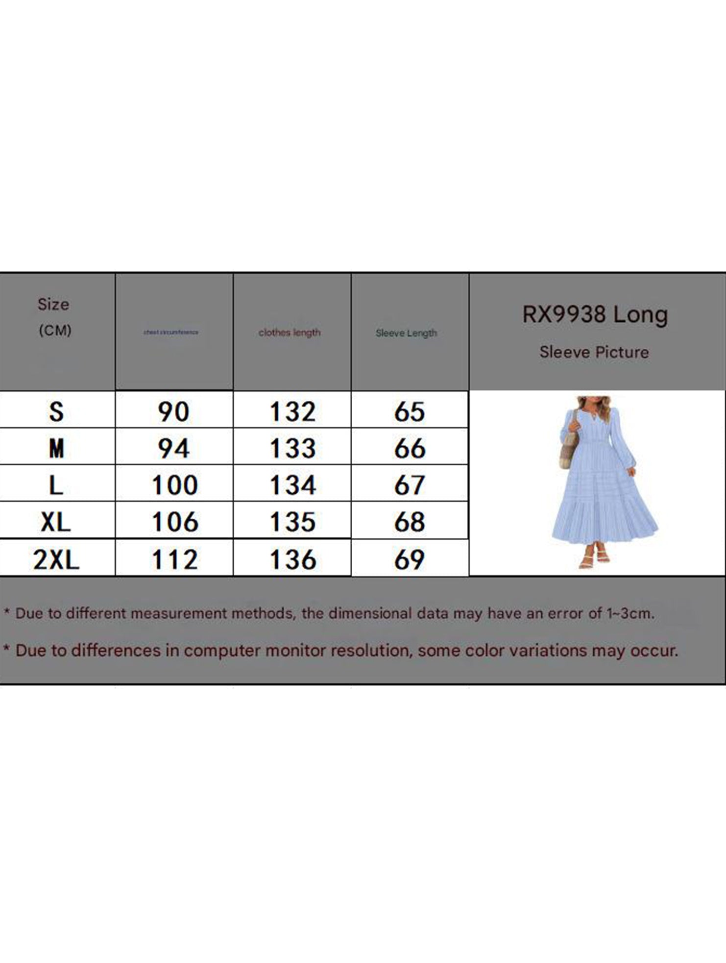 V Neck Tiered Puff Sleeve Maxi Dress_CWDMD02168