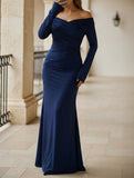 One Shoulder Bodycon Evening Dress_CWDMD02237