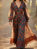 Boho Printed Long Maxi Dress