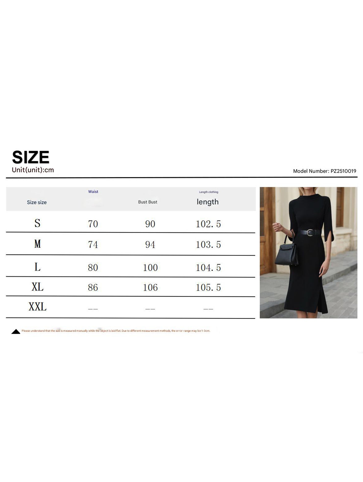 Office Slim Waist Midi Dress
