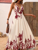 Floral Print Backless Cami Maxi Dress_CWDMD02683