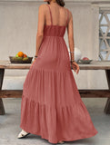 Deep V Neck Flowy Vacation Maxi Dress_CWDMD02740