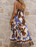Tropical Print Cami Maxi Dress_CWDMD02795