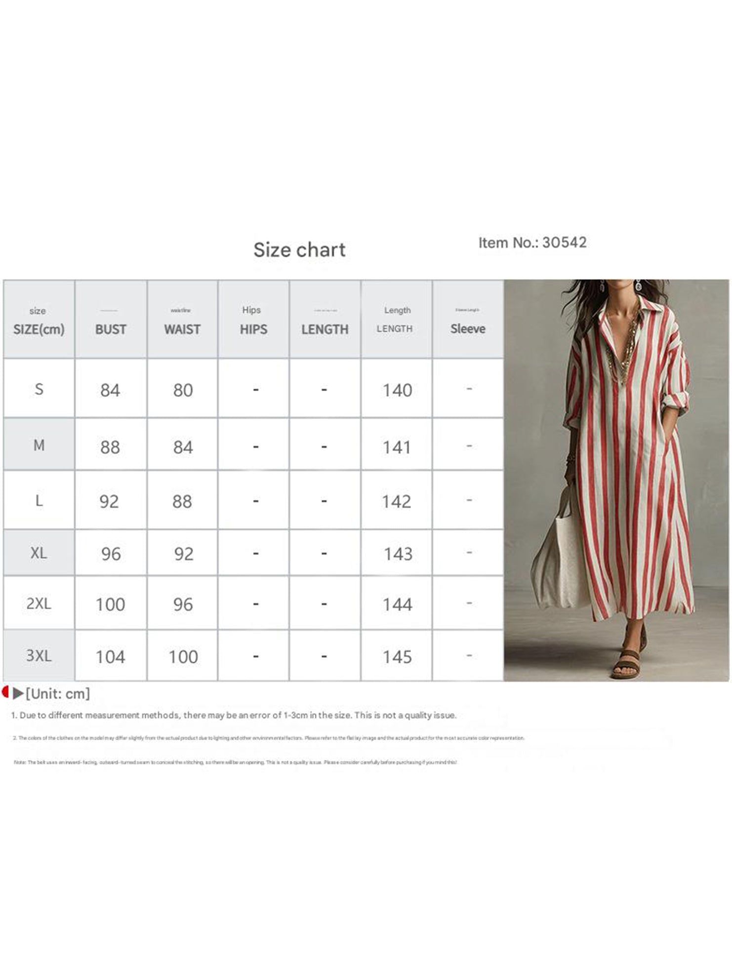 V Neck Stripe Printed Maxi Dress