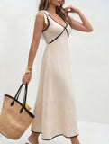 Backless Sleeveless Midi Dress_CWDMD02965
