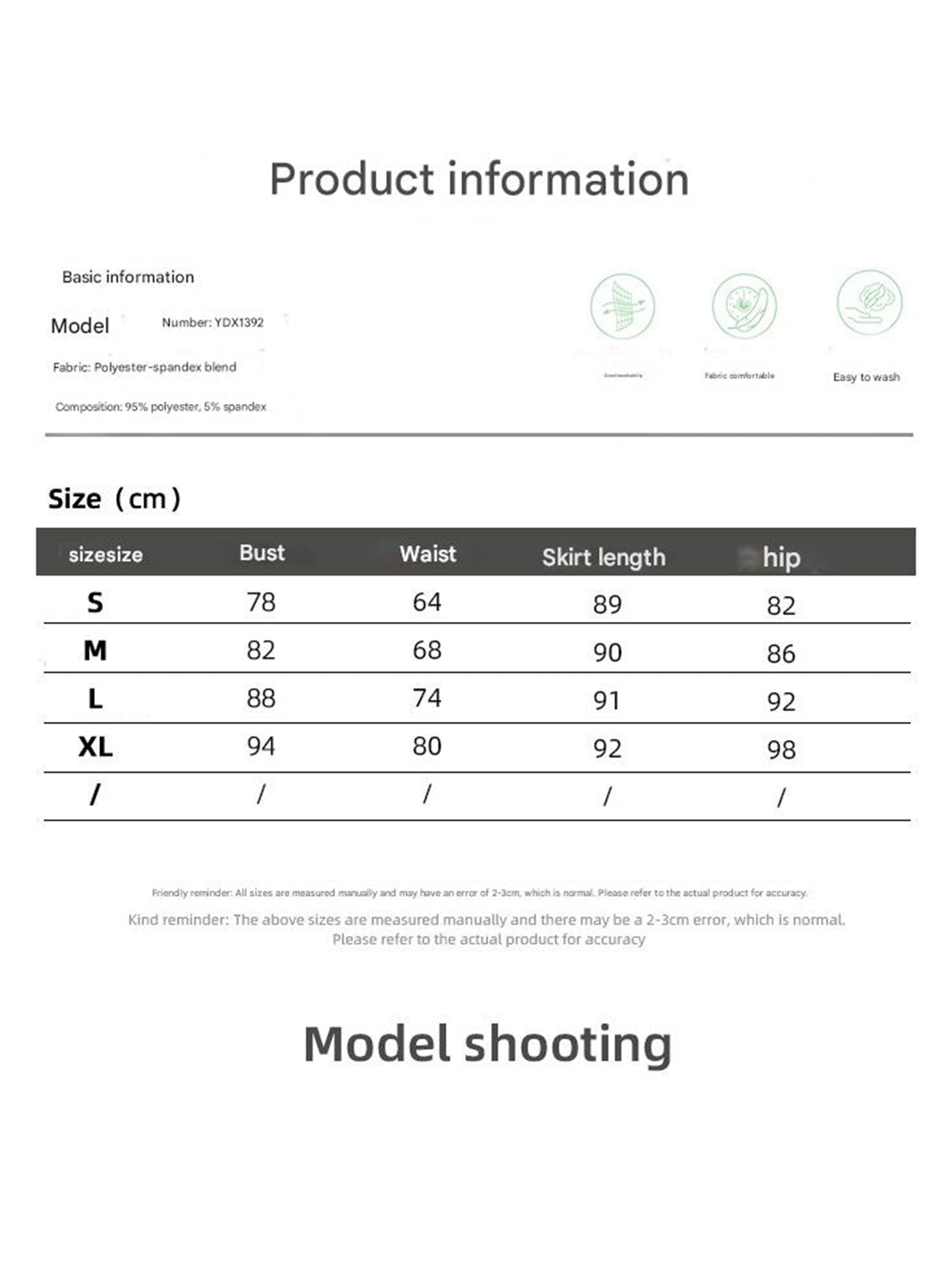 Fashionable knitted slim-fit long-sleeved dress