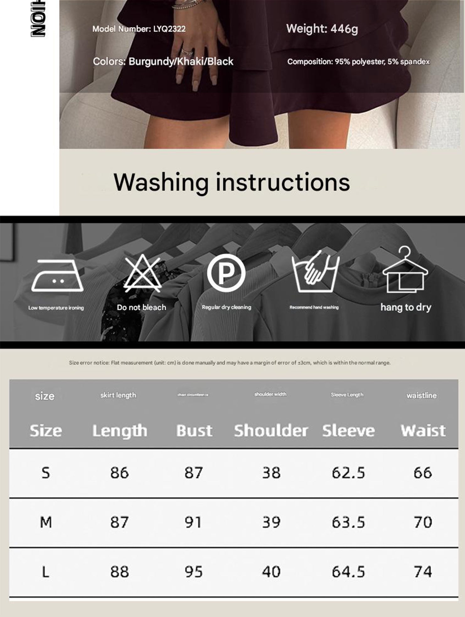 Collared Shirt Dress A-Line Waist Fitted_CWDSD11456