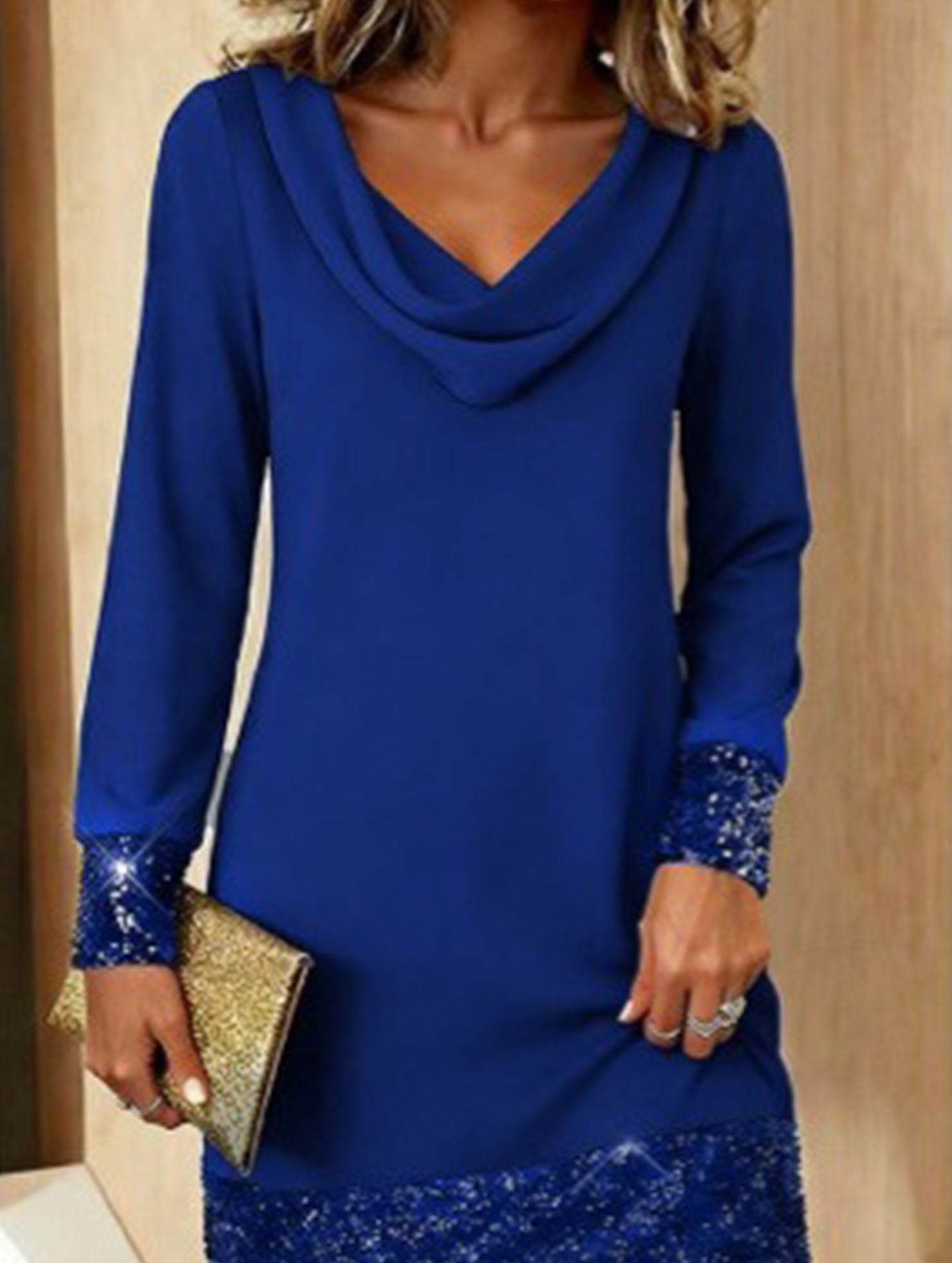 Wave Neck Sequin Mesh Party Maxi Dress_CWDSD11513