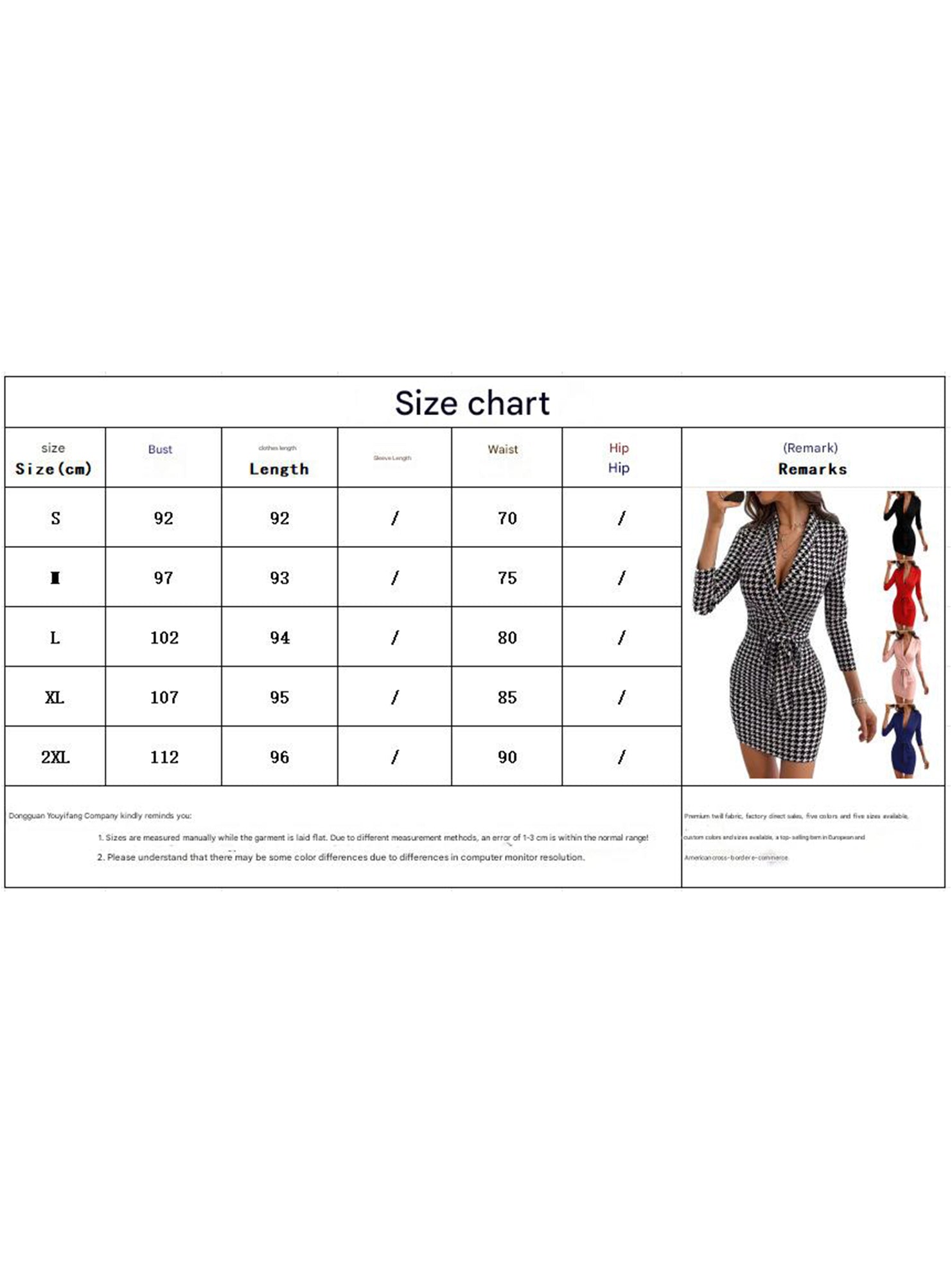 Elegant and slim-fitting suit collar dress for women_CWDSD11617