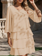 Loose Tiered Cake Dress
