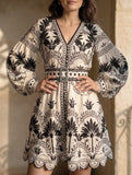 Printed Beach Mini Dress