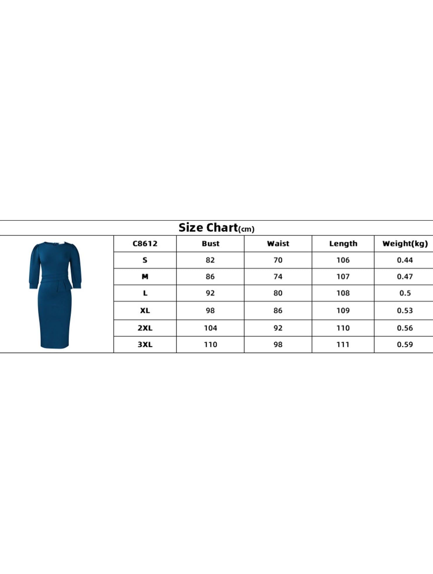 Solid OL Bodycon Dress