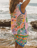 Print Loose Tank Dress