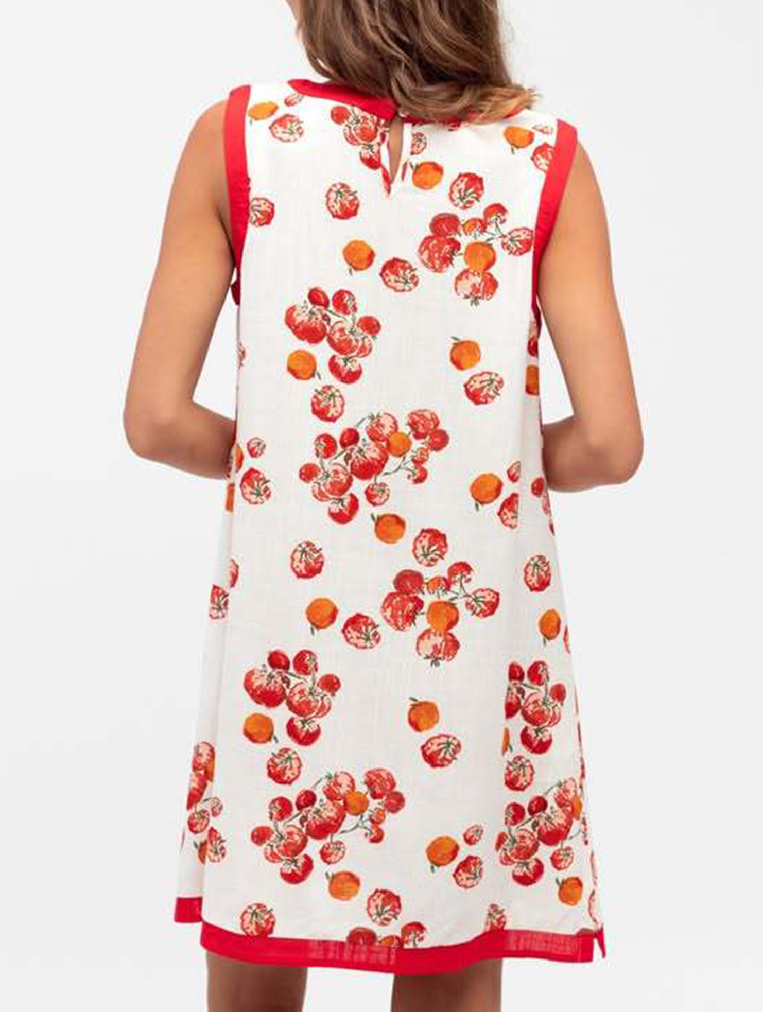 Print Sleeveless Mini Dress