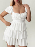 Square Neck Ruffle Backless Mini Dress_CWDSD12013