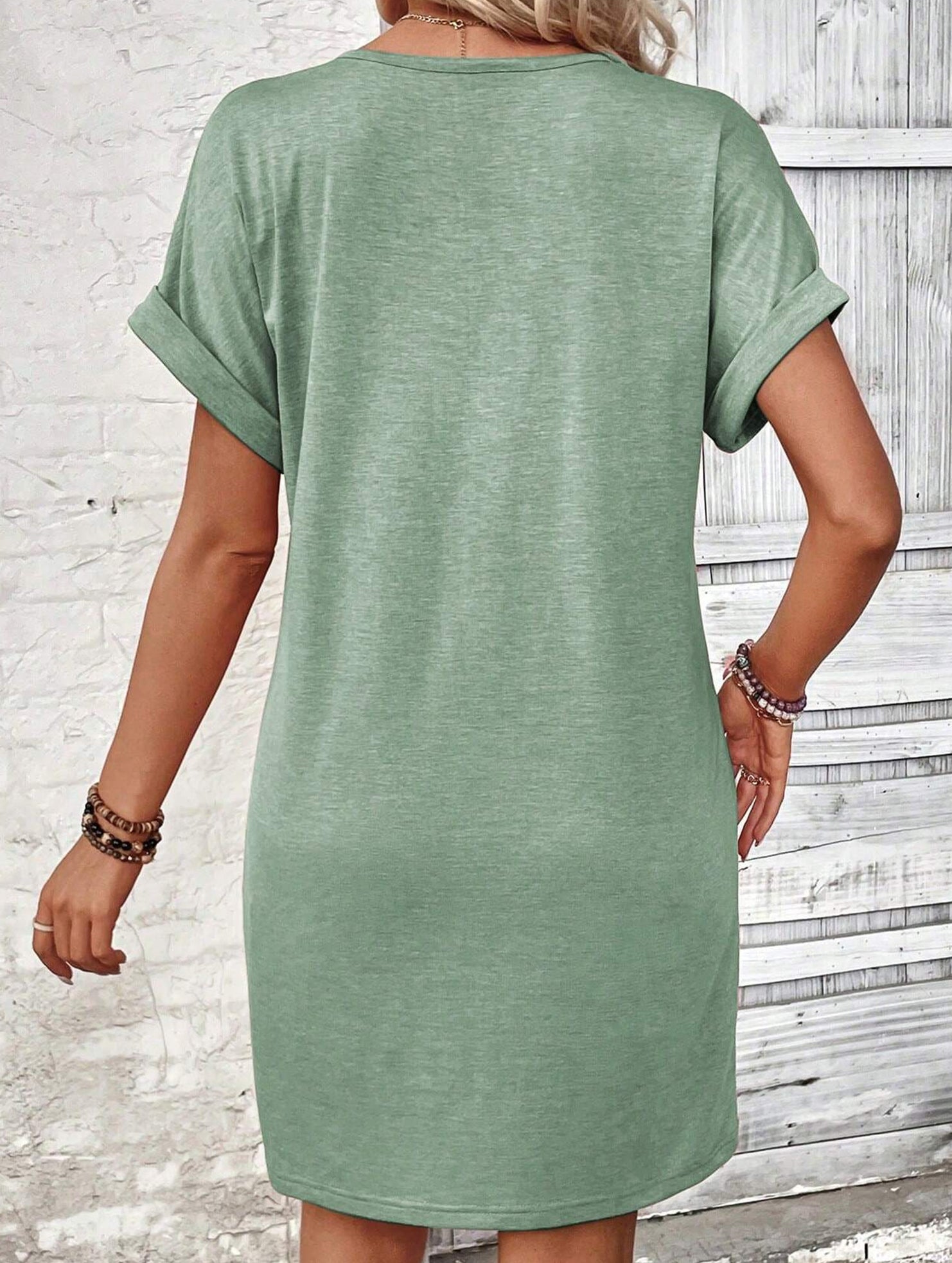 Street Style V-neck Fairy dress