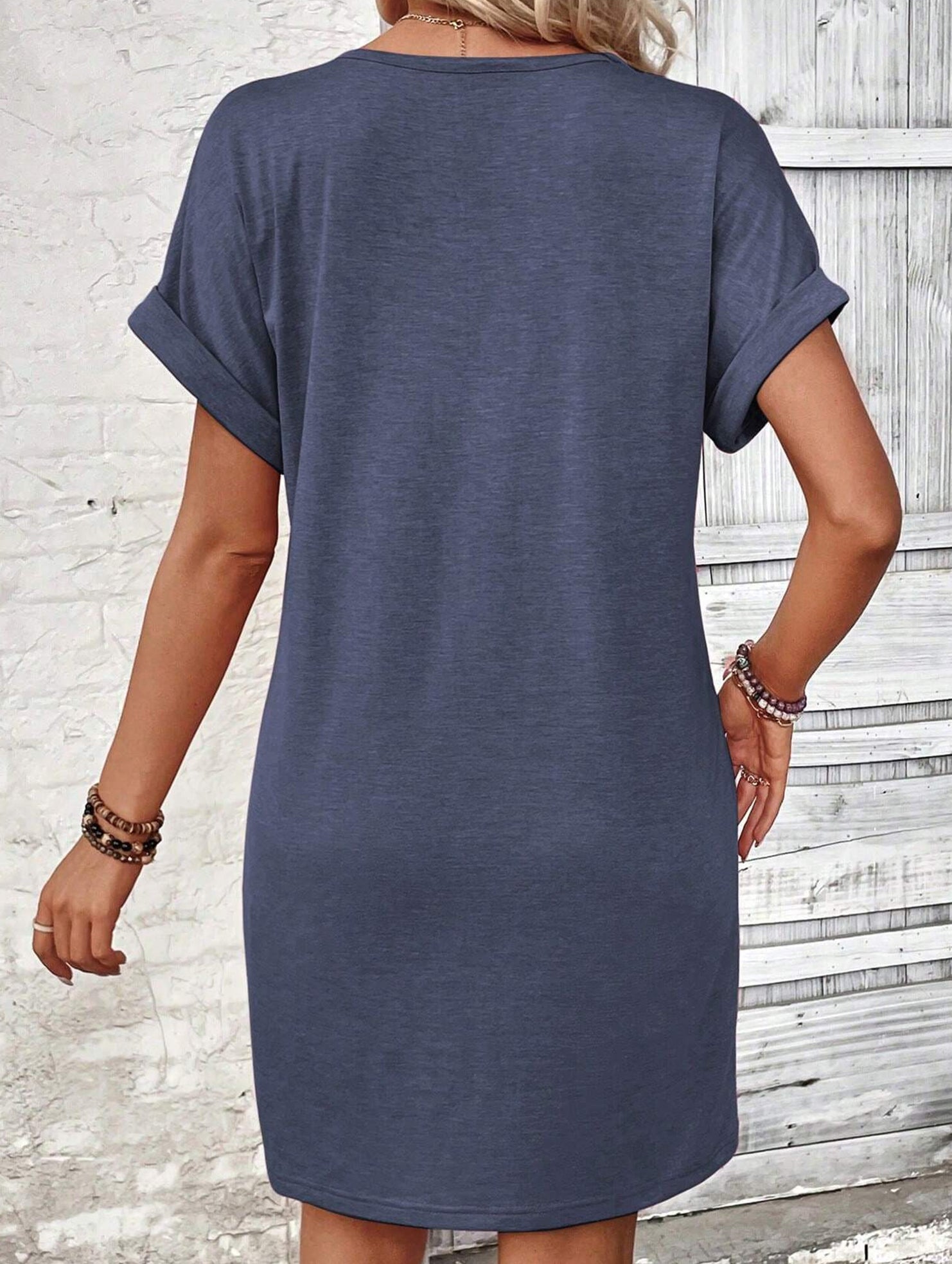 Street Style V-neck Fairy dress