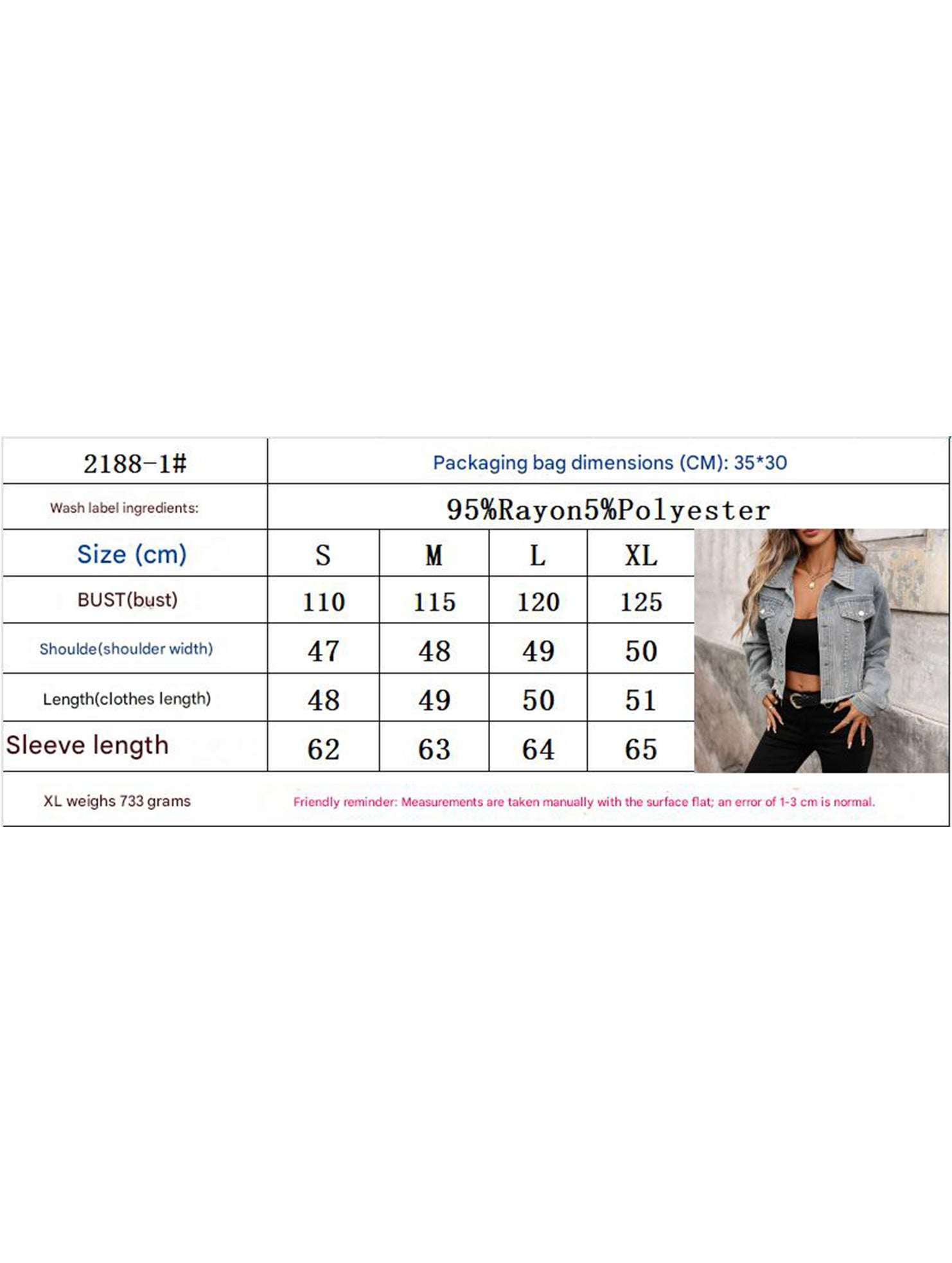 Washed Studded Cropped Denim Jacket_CWJJ00131