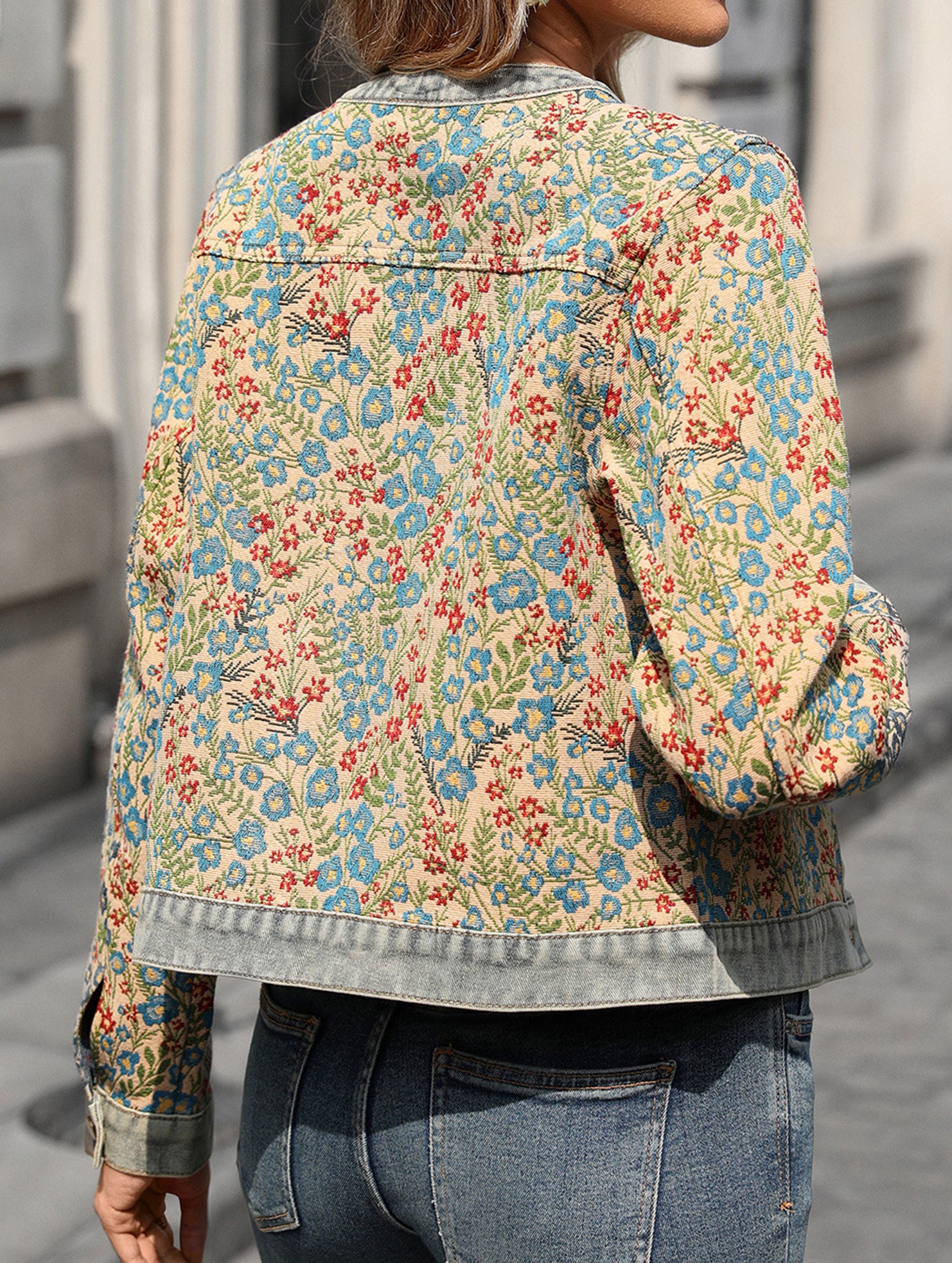 Washed, youthful, casual retro coat for women_CWJJ00138