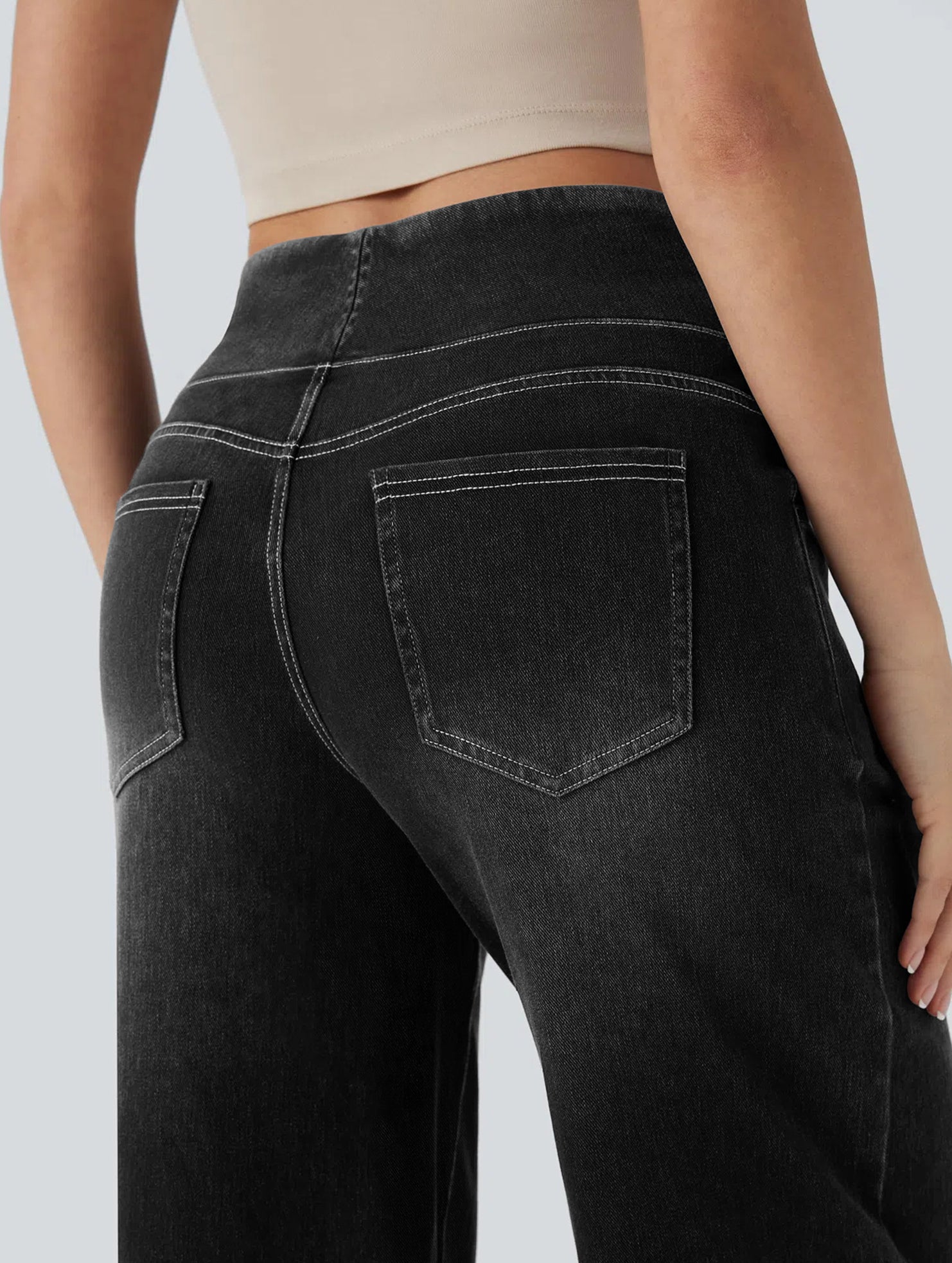 High-waisted stretch slim-fit jeans for women_CWJP00873