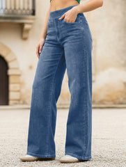 High-waisted stretch slim-fit jeans for women_CWJP00873
