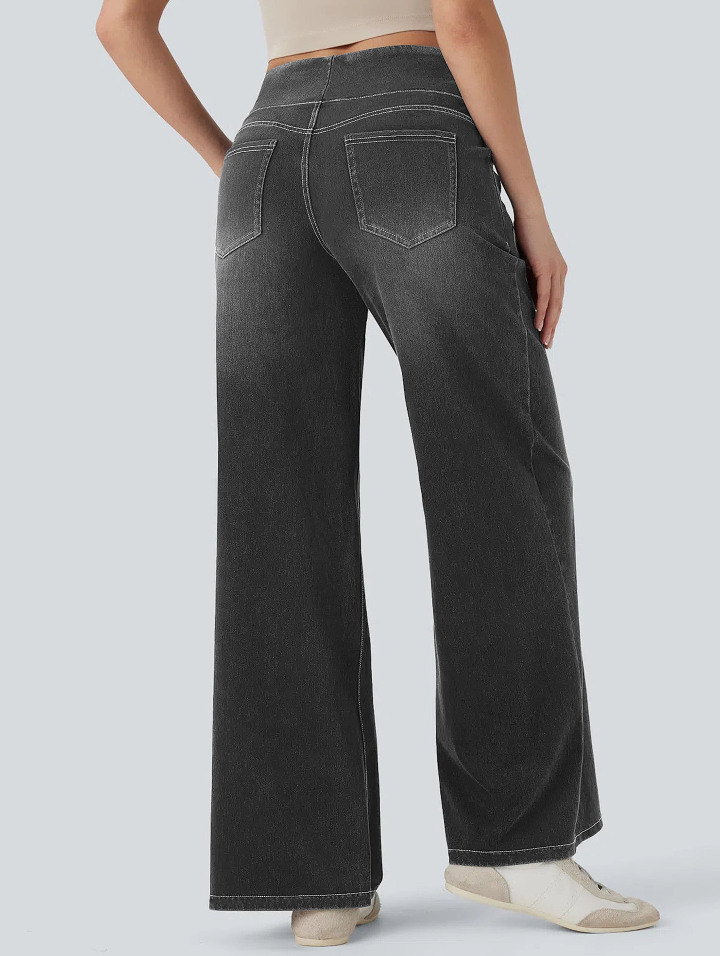 High-waisted stretch slim-fit jeans for women_CWJP00873
