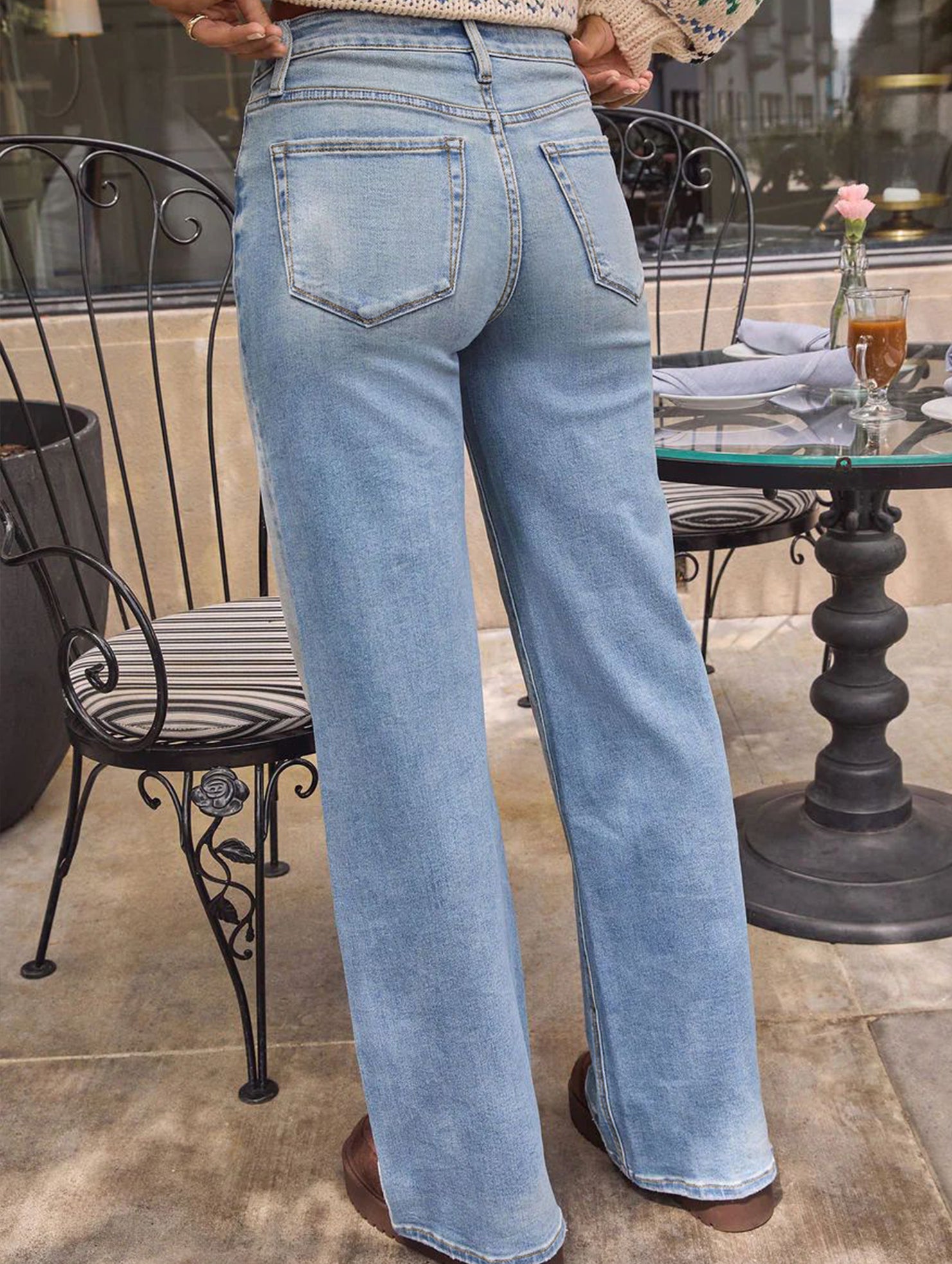 High-waisted retro loose casual jeans for women_CWJP00875