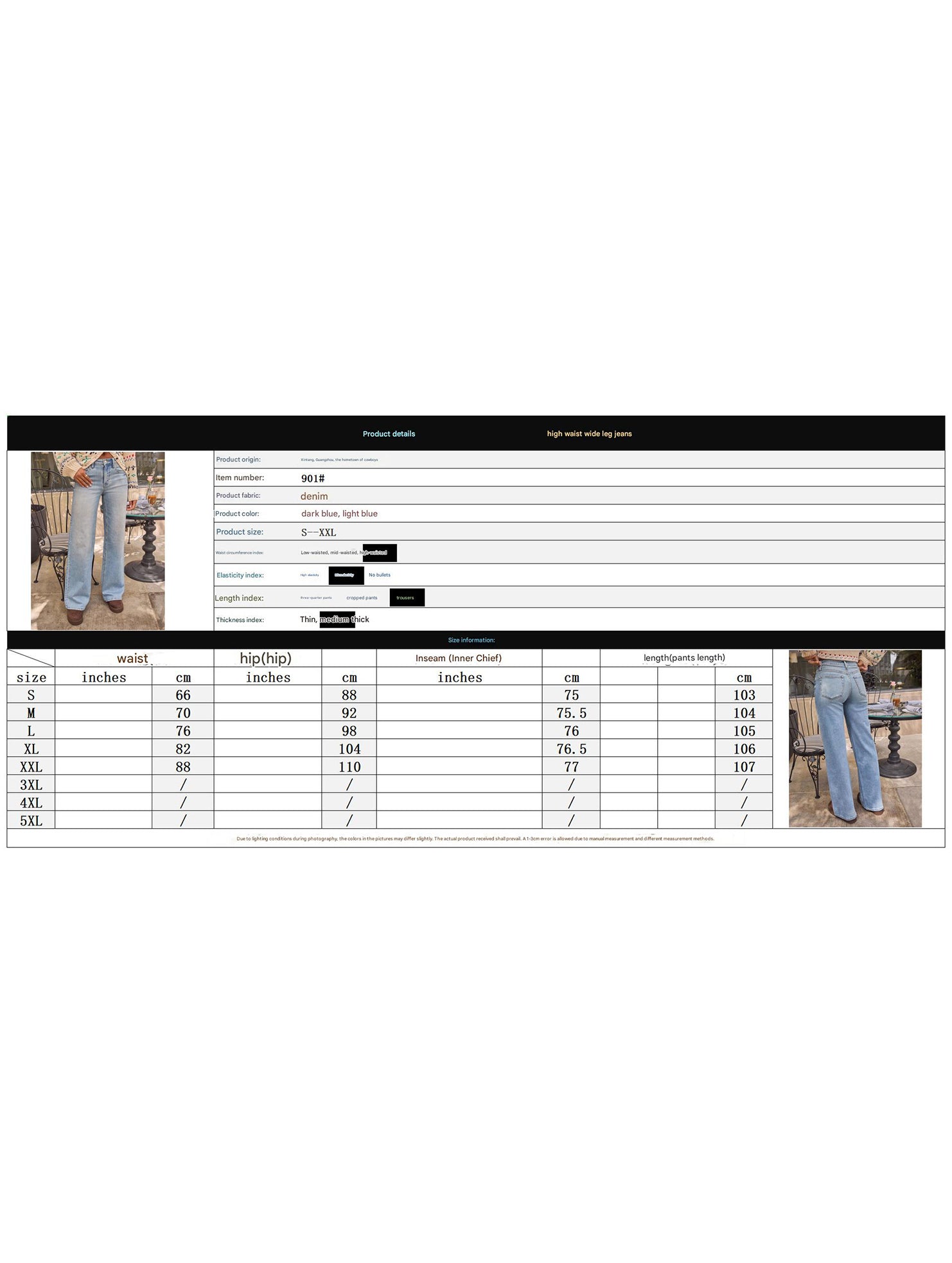 High-waisted retro loose casual jeans for women_CWJP00875
