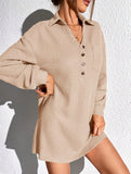 Casual oversized knitted top