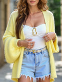 Lazy style outerwear loose cardigan