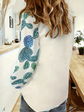 New Casual Printed Long-Sleeved Shirt