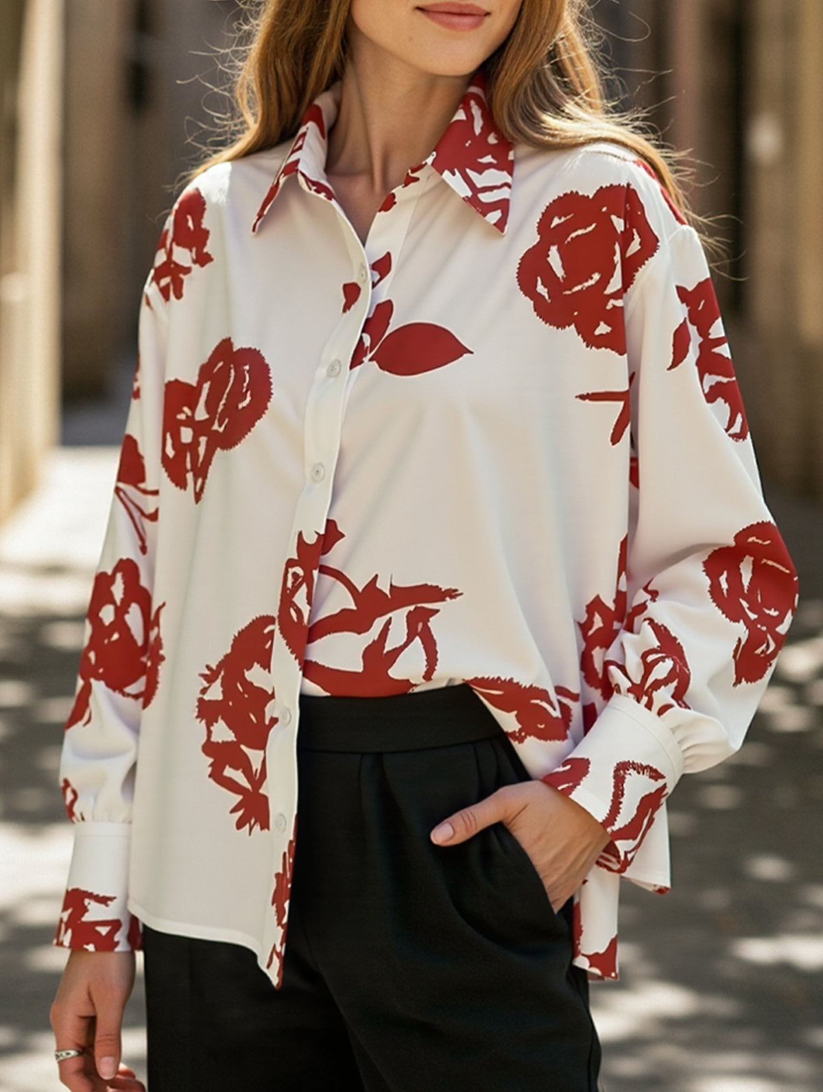 2025 new casual printed shirt