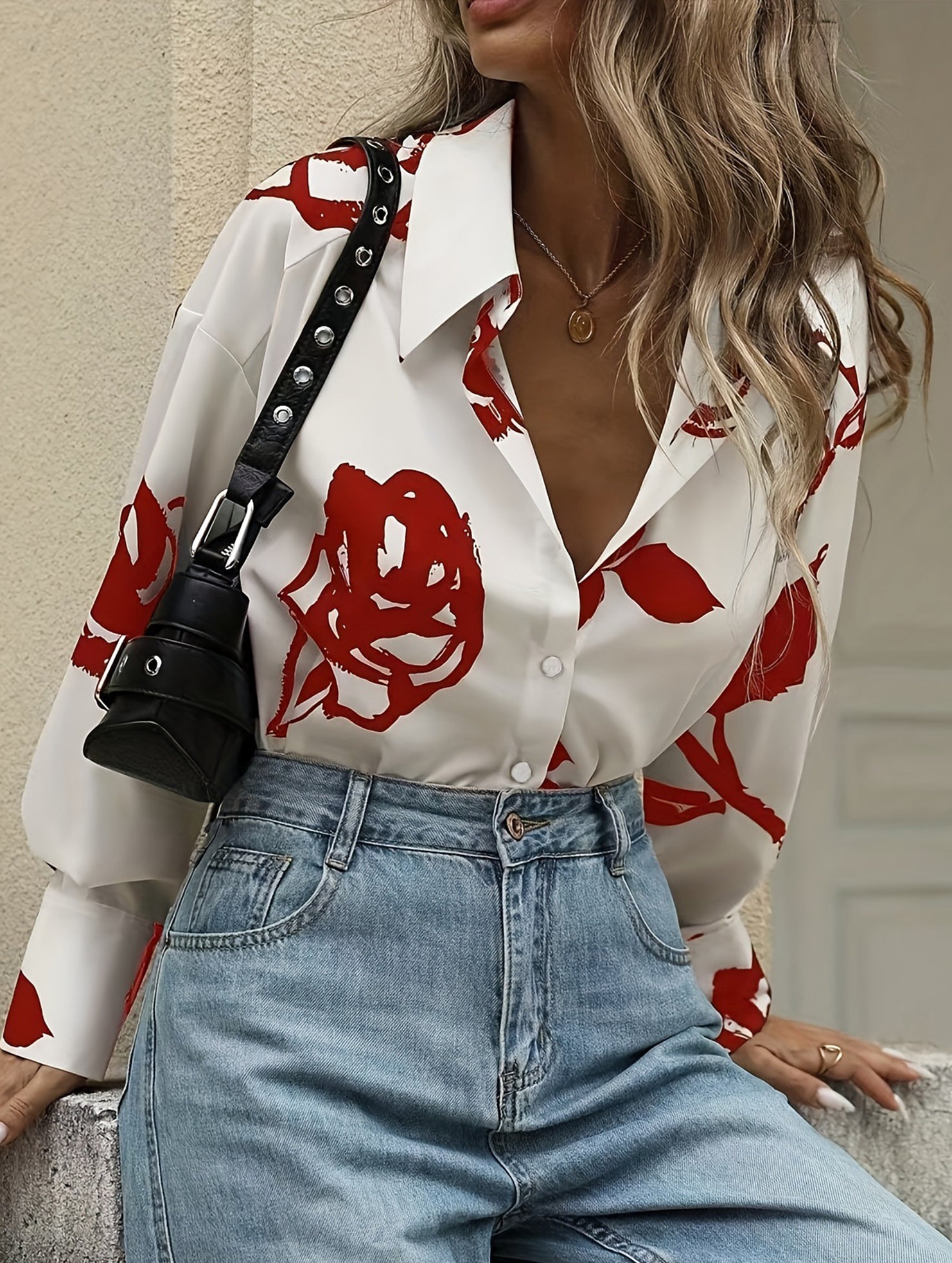 2025 new casual printed shirt