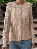 2025 autumn and winter button wool shirt