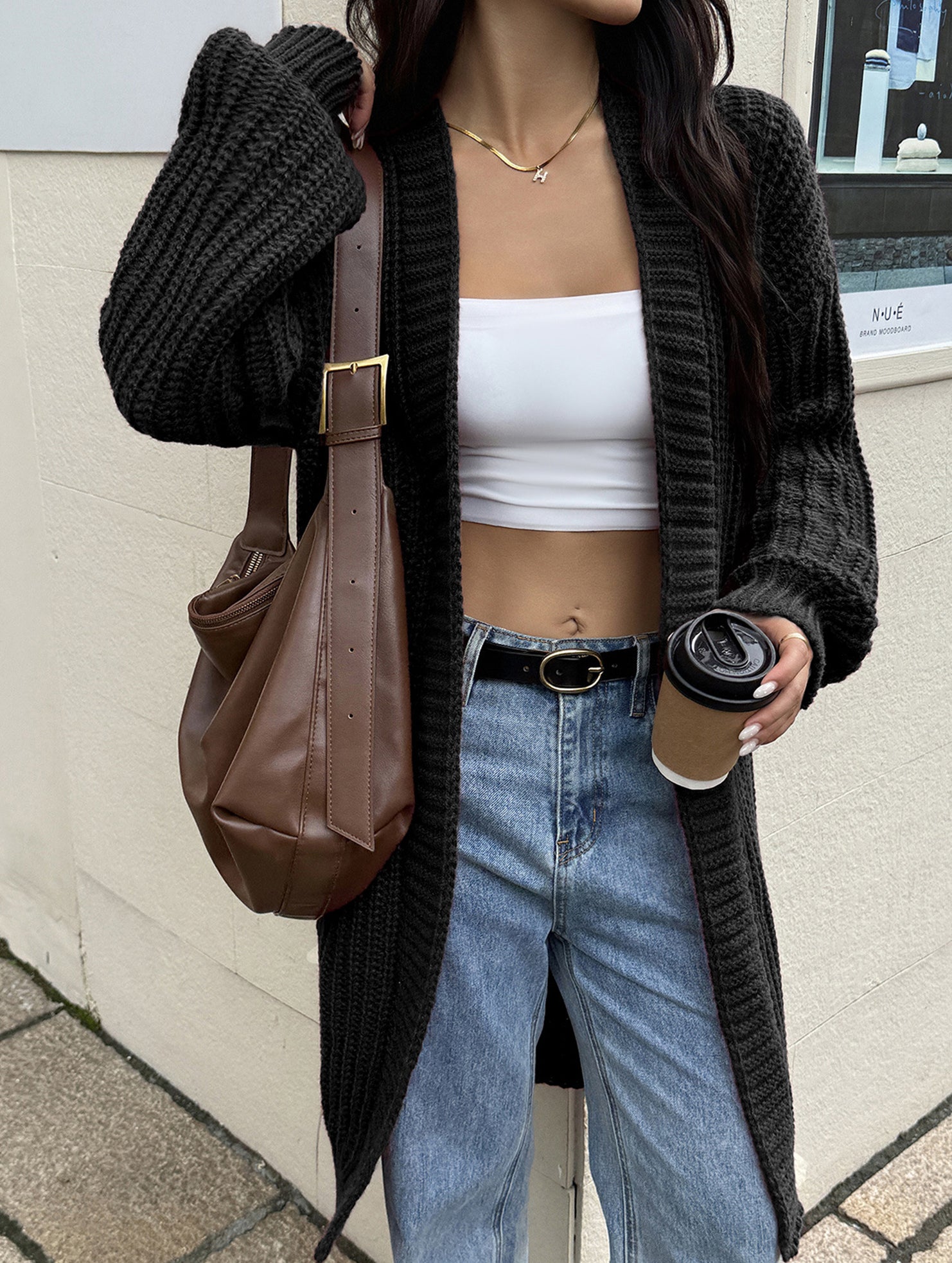 casual coat sweater cardigan