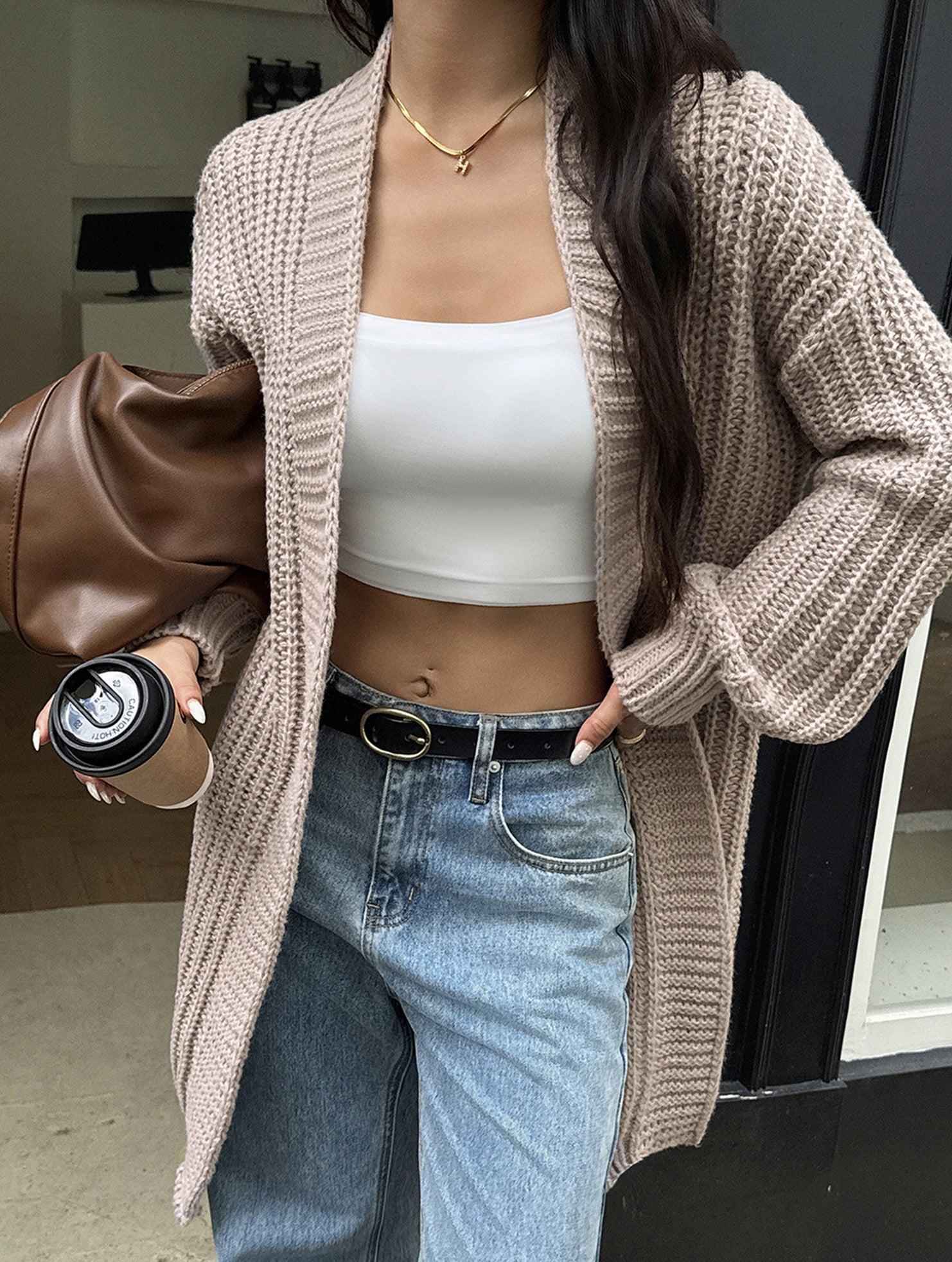 casual coat sweater cardigan