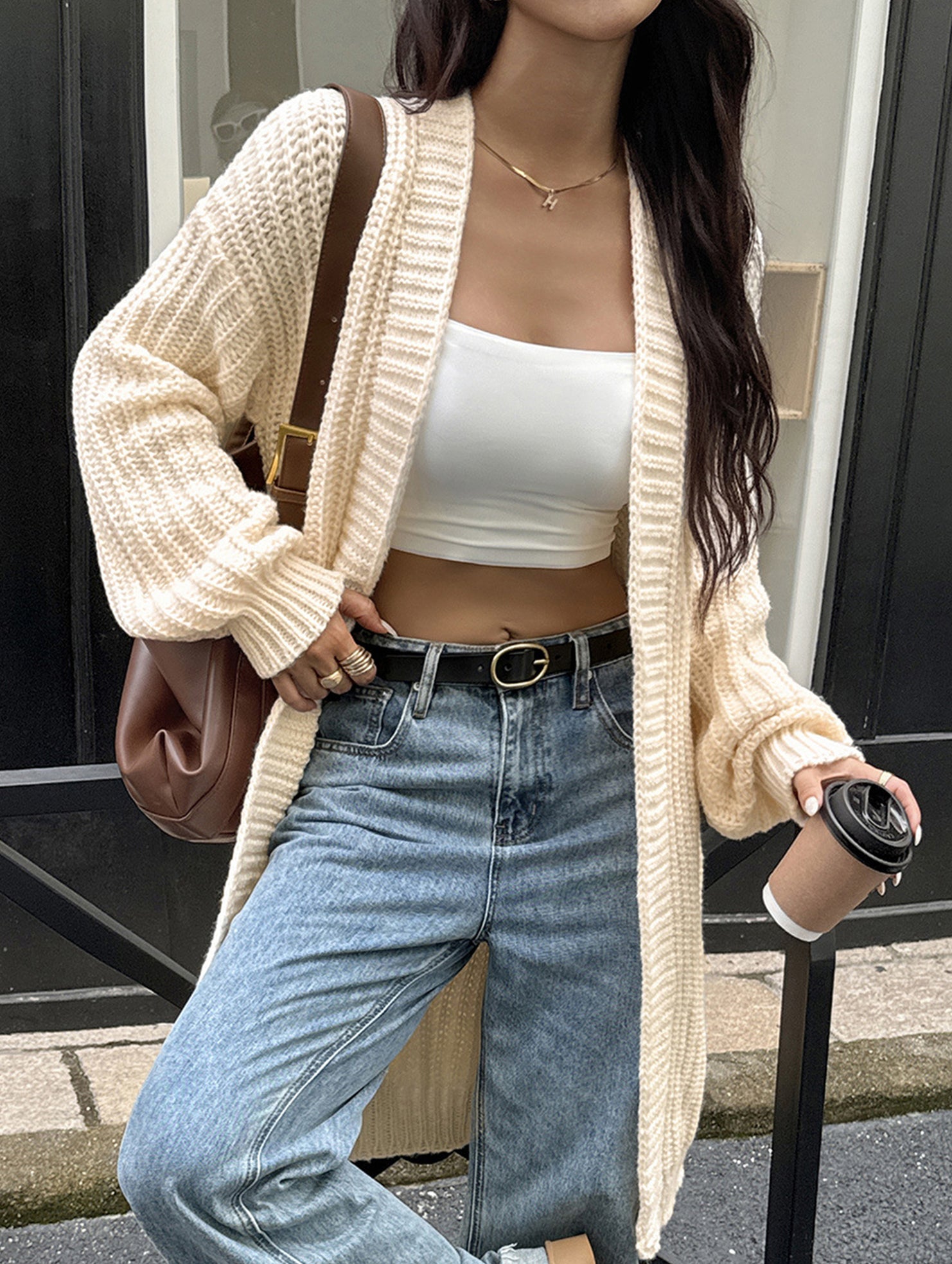 casual coat sweater cardigan