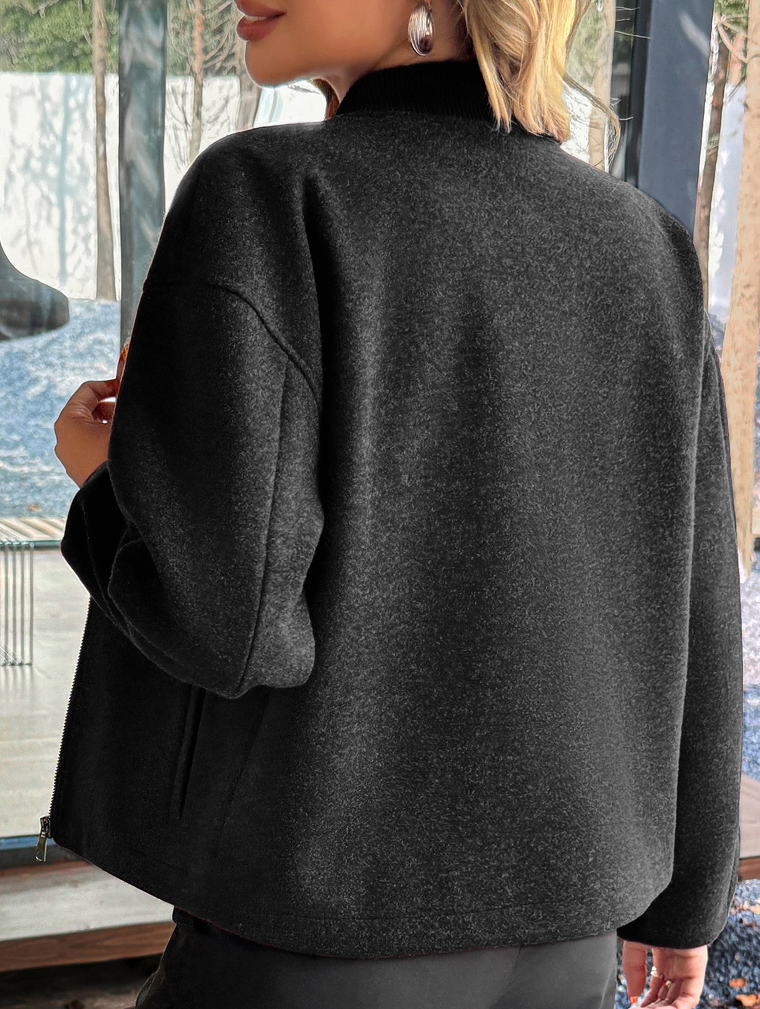Casual long-sleeved vest jacket
