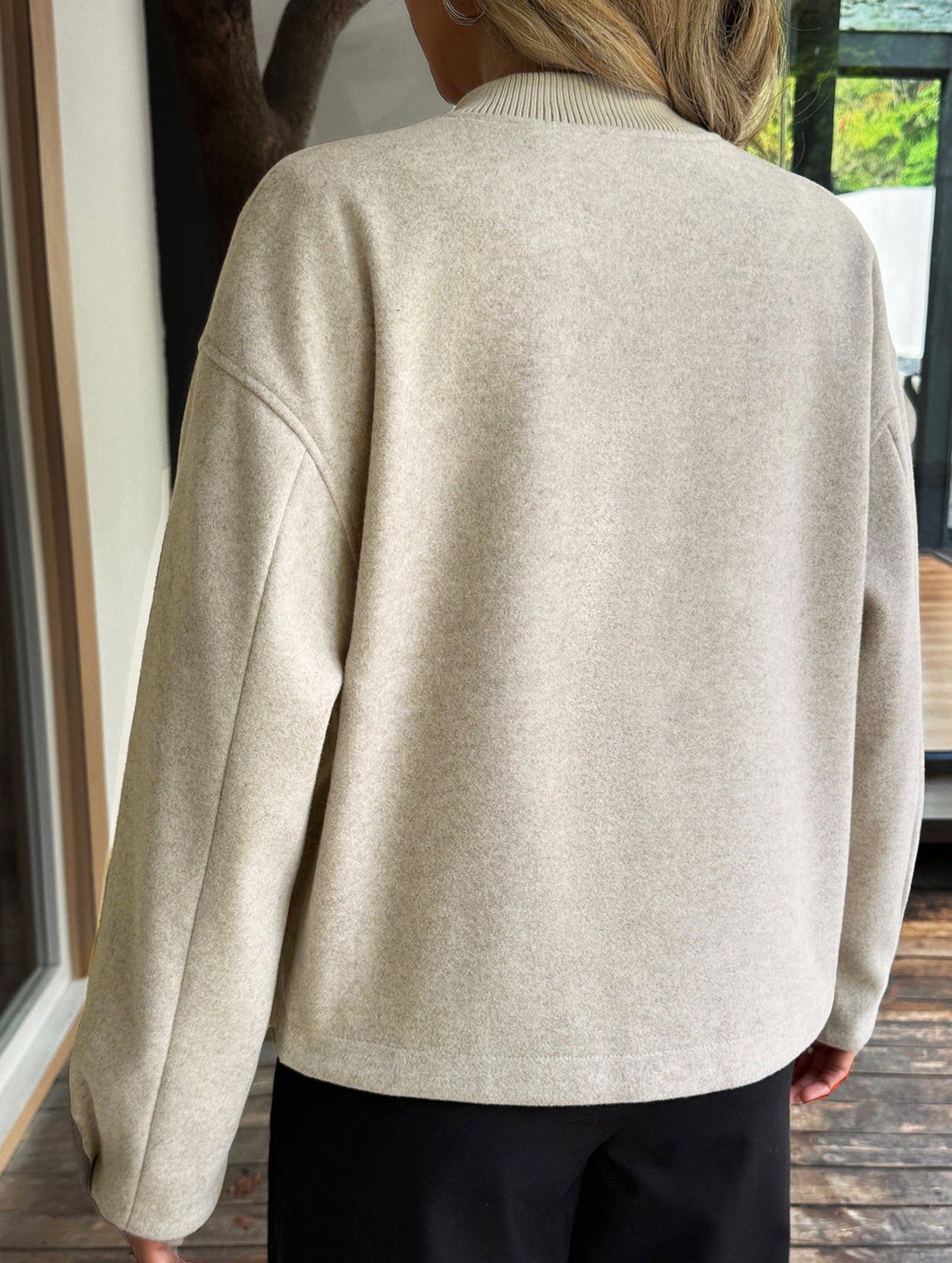 Casual long-sleeved vest jacket