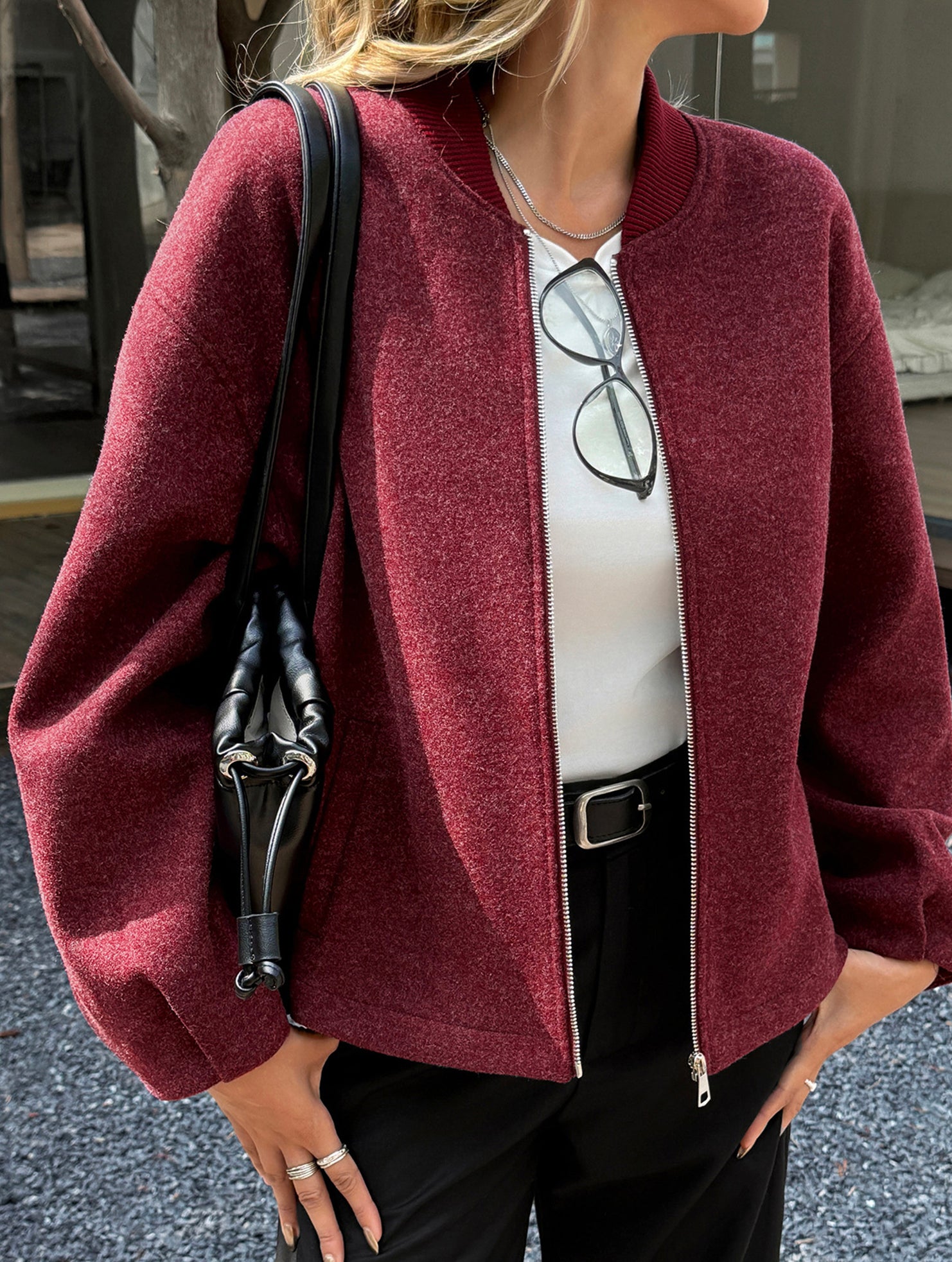 Casual long-sleeved vest jacket
