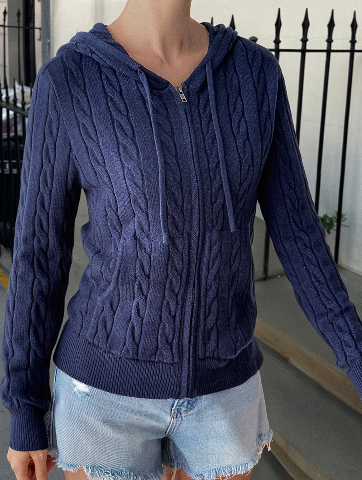 Casual woolen long-sleeved sweater