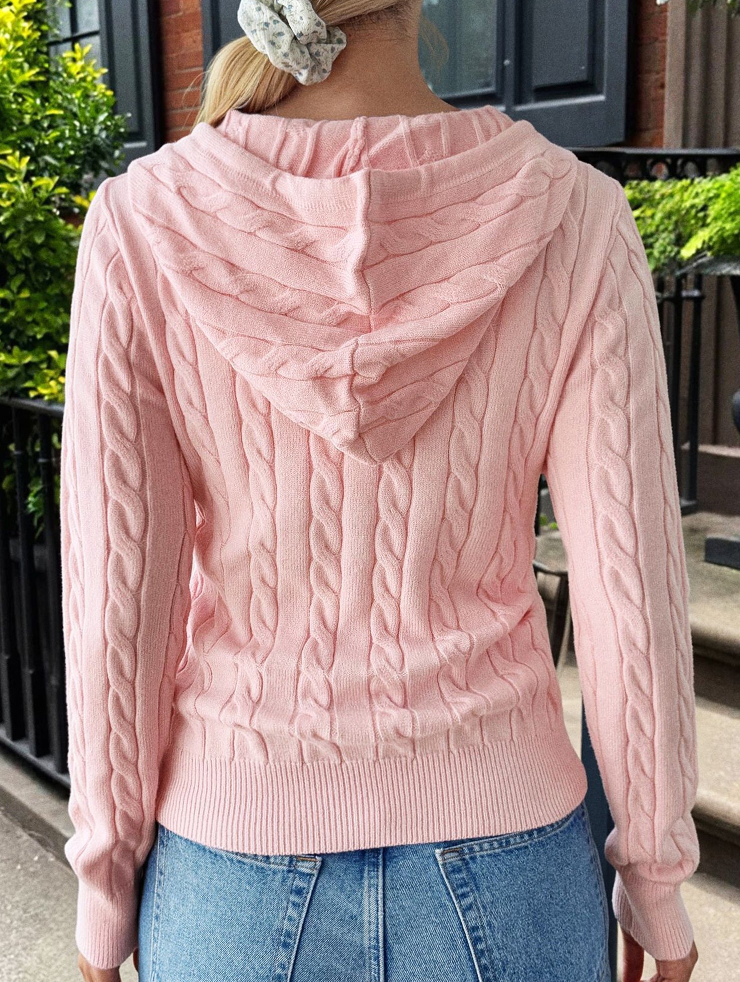 Casual woolen long-sleeved sweater