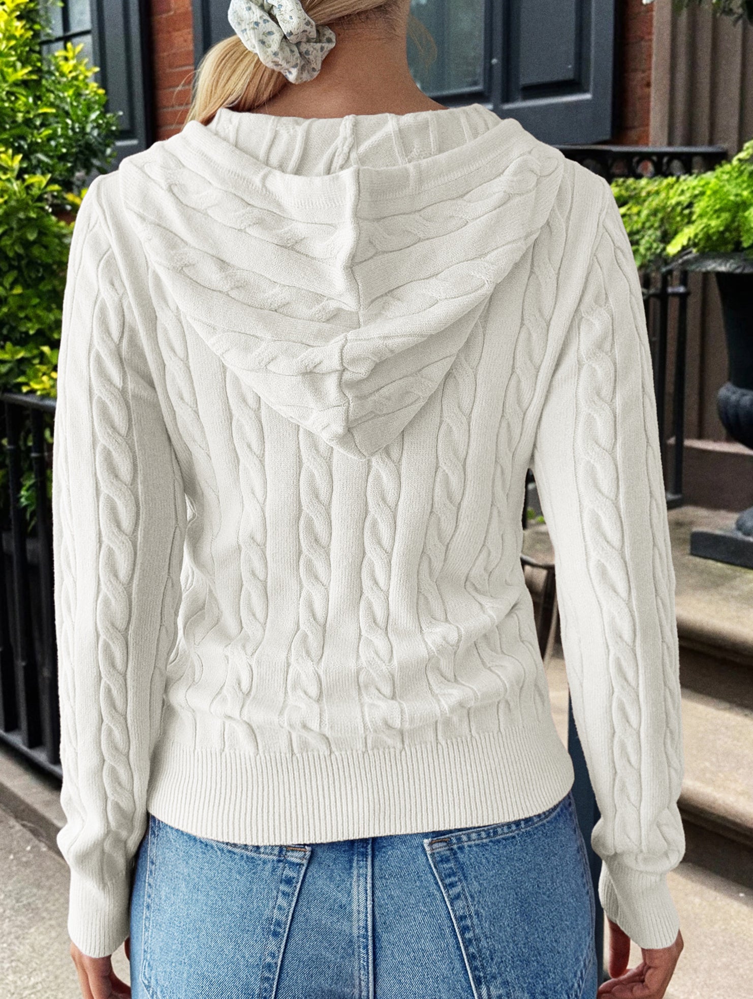 Casual woolen long-sleeved sweater