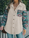 2025 new lapel color matching jacket