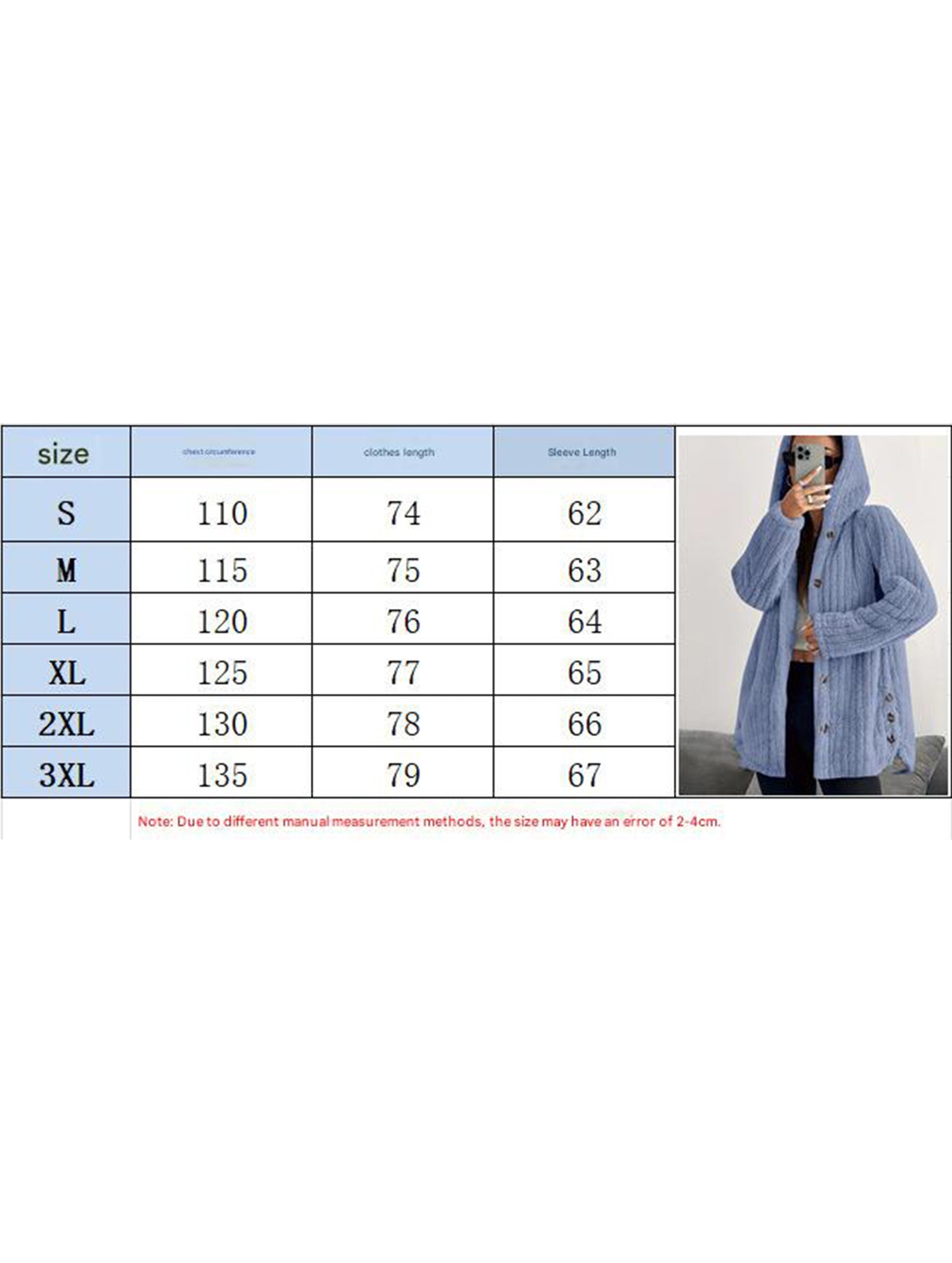 Solid color long-sleeved hooded loose jacket