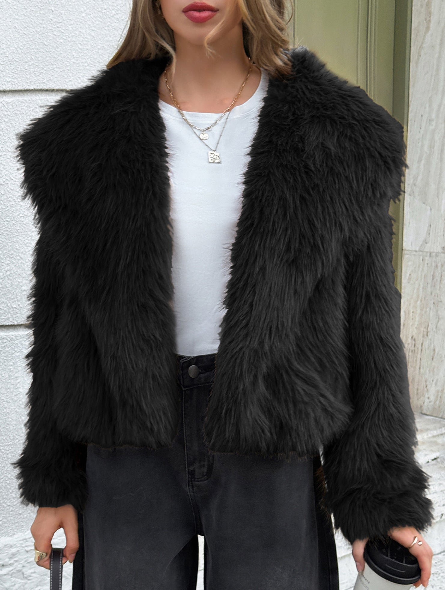 Casual long-sleeved coat