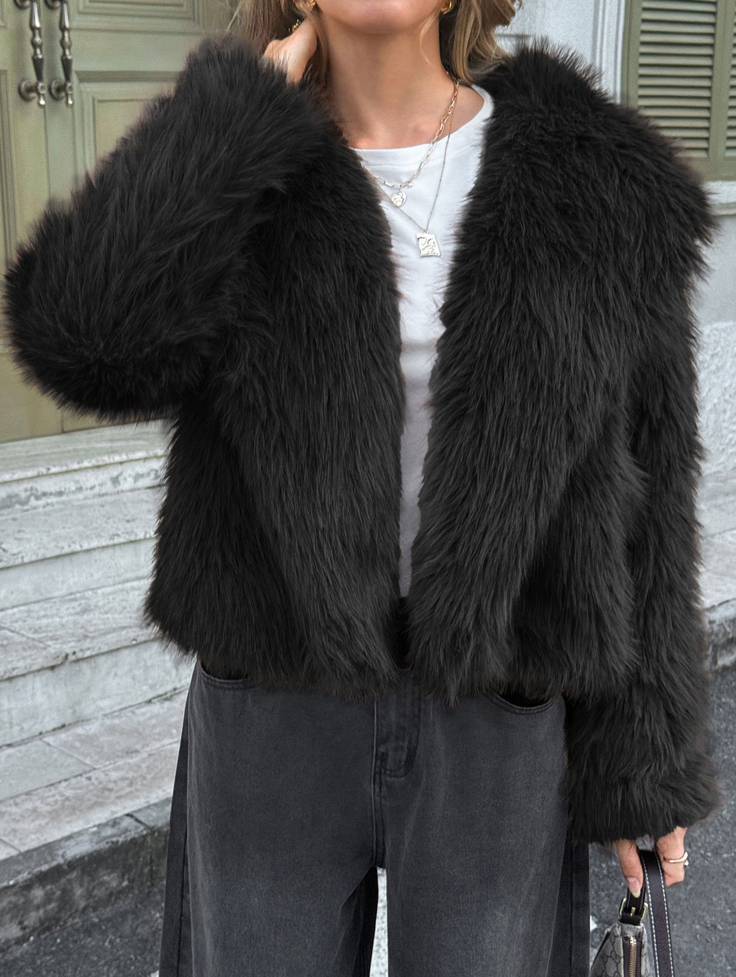 Casual long-sleeved coat