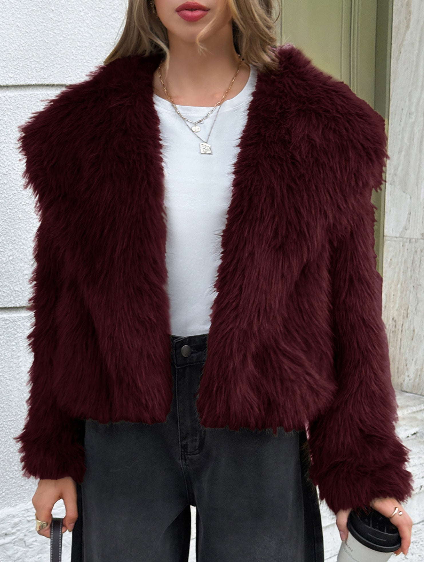 Casual long-sleeved coat