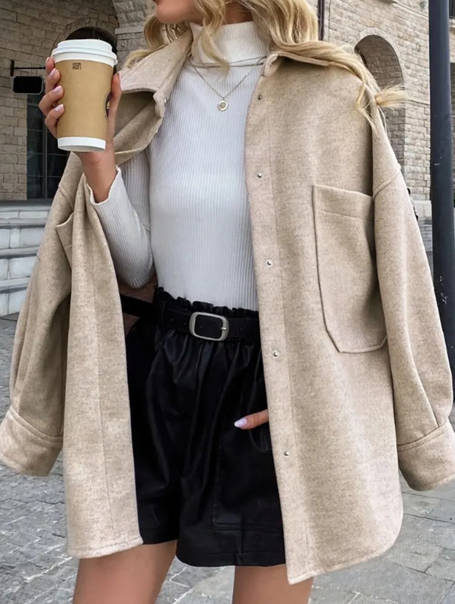 New casual collared jacket