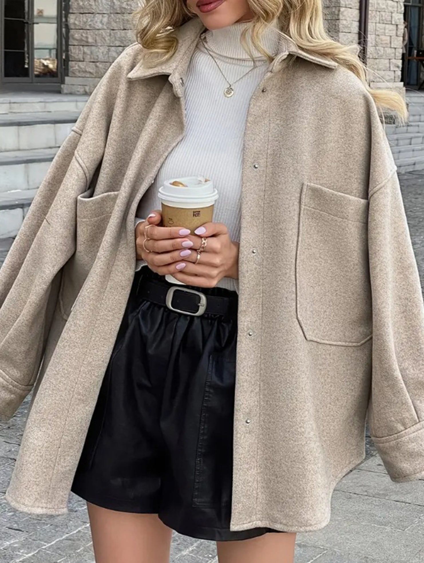 New casual collared jacket